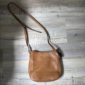 Michael Kors Tan Leather Crossbody Bag with Timeless Design
